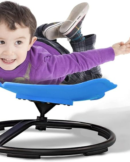 Kids Swivel Chair Sensory,Autism Chairs for Kids,Sensory Spinning Chair for Kids Autism,Toddler Coordination Sensory Products for Ages 3 Years and UP,Gifts for Kids with Autism (Blue) - LeafyLoom