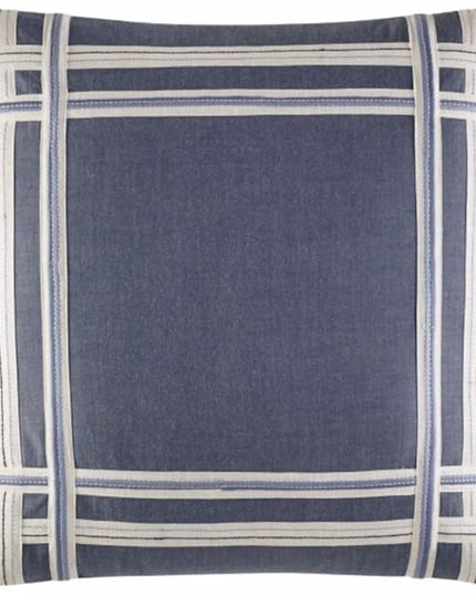 Nautica - Queen Comforter Set, Cotton Reversible Bedding with Matching Shams, Mediterranean Inspired Home Decor for All Seasons (Fairwater Blue, Queen) - LeafyLoom