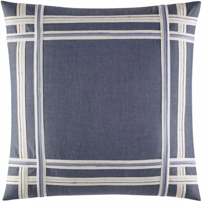 Nautica - Queen Comforter Set, Cotton Reversible Bedding with Matching Shams, Mediterranean Inspired Home Decor for All Seasons (Fairwater Blue, Queen) - LeafyLoom