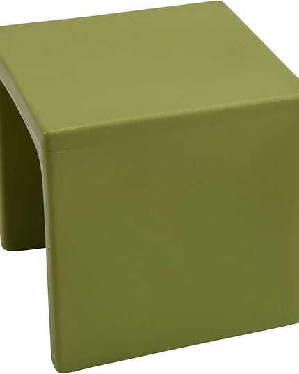 Children's Factory Cube Chair for Kids, Flexible Seating Classroom Furniture for Daycare/Playroom/Homeschool, Indoor/Outdoor Toddler Chair, Fern (CF910-014) - LeafyLoom