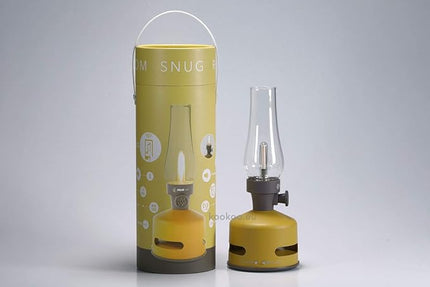 MoriMori design lamp with loudspeaker (corn-gold) - LeafyLoom