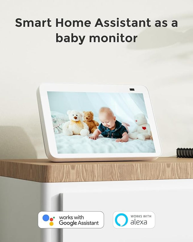 REOLINK Home Security Camera System, 3MP HD Plug-in Indoor WiFi Pan Tilt Pet Camera, Baby Monitor, Night Vision, 2 Way Talk, Smart Human/Pet Detection, Local microSD Card Storage, E1(2 Pack) REOLINK