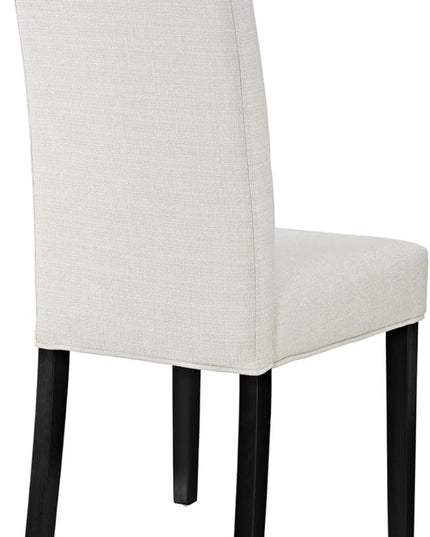 Modway Confer Modern Tufted Upholstered Fabric Parsons Kitchen and Dining Room Chair in Beige - LeafyLoom