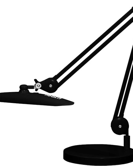 Neatfi XL 2,200 Lumens LED Task Lamp, 24W Super Bright Desk Lamp, 117 Pcs SMD LED, 4 Level Brightness, Dimmable, Task LED Light for Home, Office, Workbench (Non-CCT with Base, Black) - LeafyLoom