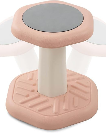 Kids Wobble Stool Chair Seat, Wiggle Stool Chair Flexible Seating for Preschool & Elementary Classroom, Improves Focus, Posture & ADD ADHD Chair, Ages 3-8 - LeafyLoom