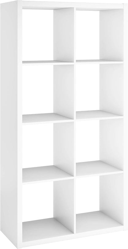 ClosetMaid 8 Cube Storage Shelving Unit, White - LeafyLoom