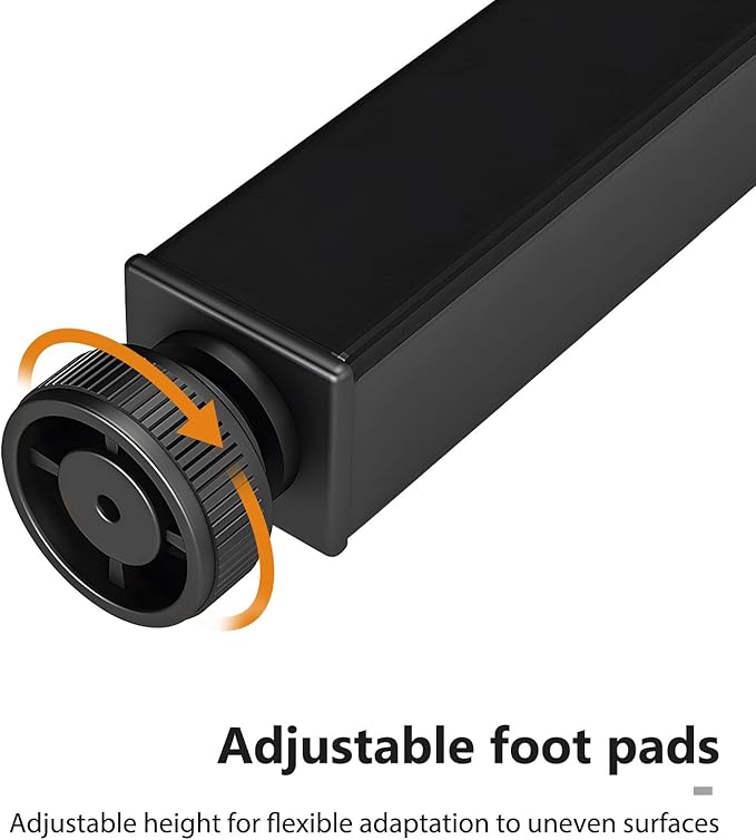 DlandHome 71 inches X-Large Computer Desk, Composite Wood Board, Decent and Steady Home Office Desk/Workstation/Table,Black,23.6Wide - LeafyLoom