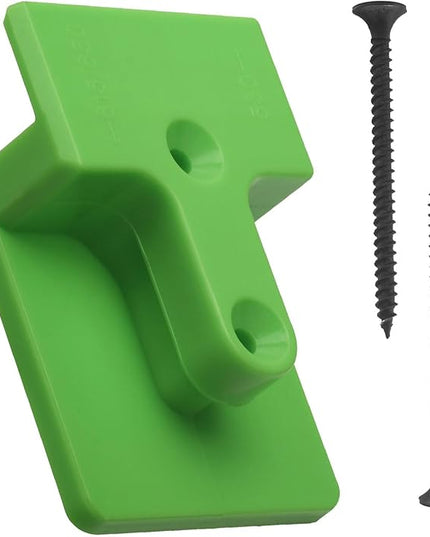 Blower Wall Mount/Mounting Bracket for EGO 530CFM 615/650CFM Leaf Blower, Suitable for Two Different Types of Blowers, Does Not Fit 765 CFM Vane Blower Models, W/Screws, Green - LeafyLoom