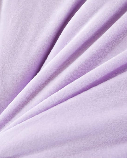 WINLIFE Shaggy Bedding Comforter Set Faux Fur Flannel Furry Comforter Microfiber Plush Comforter Sets Pastel Gradient Ombre Tie Dye MultiColor Bedding for Girls Adults (3Pcs, Full, Teal Purple) - LeafyLoom