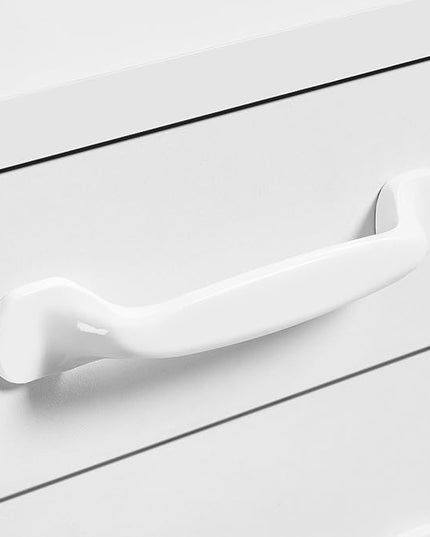 Yaheetech File Cabinets Mobile Filling Cabinet with Open Storage Shelf, Under Desk Cabinet Fits A4, Letter for Home Office(White) - LeafyLoom
