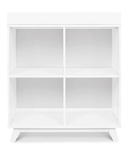 DaVinci Otto Convertible Changing Table and Cubby Bookcase in White - LeafyLoom