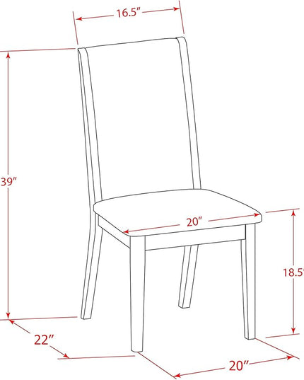 East West Furniture OXLA3-AWA-05 Oxford 3 Piece Room Furniture Set Consist of a Square Dining Table and 2 Upholstered Chairs, 36x36 Inch - LeafyLoom