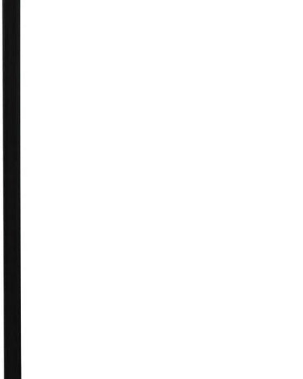 Simple Designs LF1036-BLK Antique Style Industrial Iron Lantern Floor Lamp with Glass Shade, Black 12 x 10 x 63 - LeafyLoom