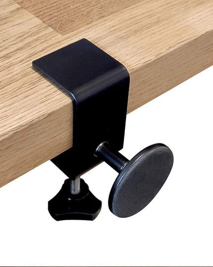 2 pcs Desk Table Wall Adjustable Protective Spacer, Desk Table Tops Wall Spacer (Black) - LeafyLoom