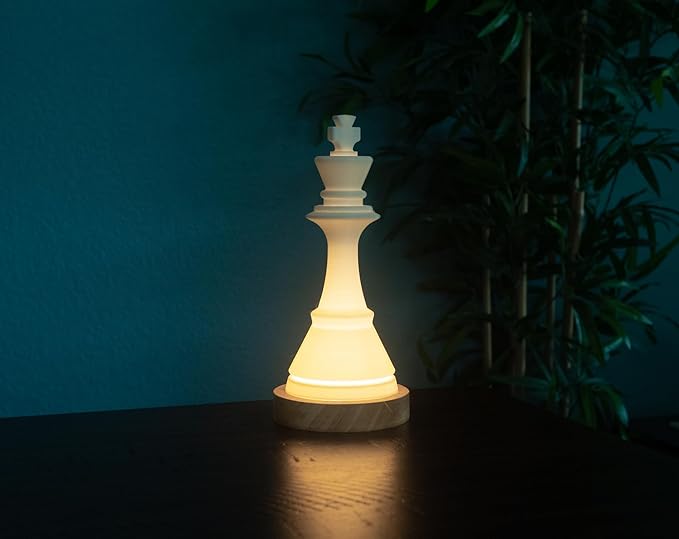 Chess King Lamp - LeafyLoom