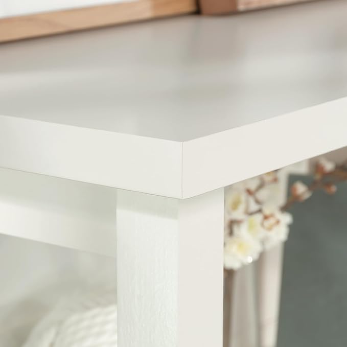 Sauder Cottage Road Library Hutch, White finish - LeafyLoom