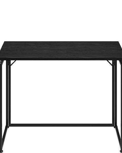 Techni Mobili Space Saving Folding Desk, Black - LeafyLoom