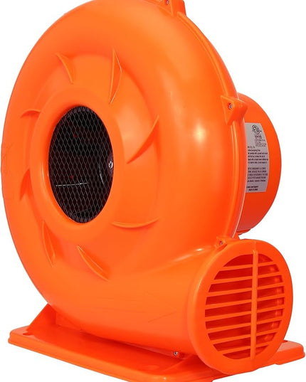 VEVOR Inflatable Blower, 900W, 1 HP & 1.2 HP Bounce House Blower, Commercial-grade Air Blower for Inflatables, 3300 RPM, Bouncy Castle Electric Blower Perfect for Bounce House, Waterslides, ETL Listed - LeafyLoom