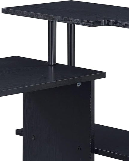 NicBex Kimberly-DW-00209-LWJ Home Office Desks, 39.5"x32.5"x34.5", Black - LeafyLoom