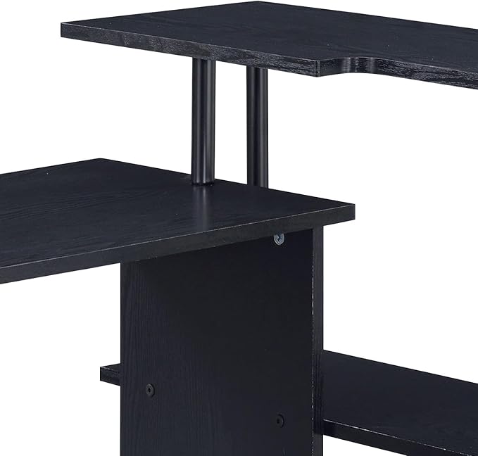 NicBex Kimberly-DW-00209-LWJ Home Office Desks, 39.5"x32.5"x34.5", Black - LeafyLoom