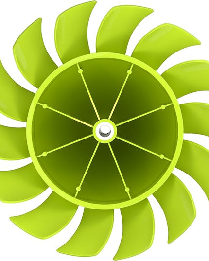 529437003/529437004/529437001 Blower Fan Blade for Ryobi 18 Volt/Homelite Blower Fan P2108 P21081 P21081VN P21081VNM (W/Insert Nut - LeafyLoom