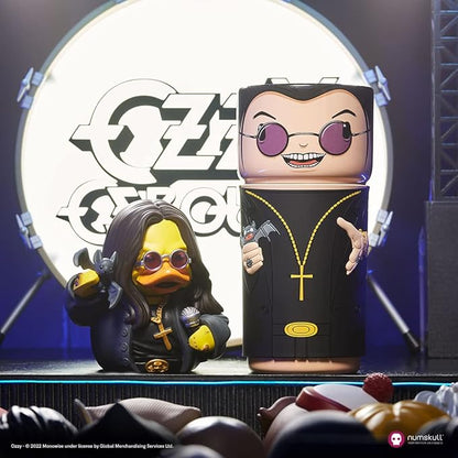 NUMSKULL Ozzy Osbourne Logo 3D Drum Lamp - Desk Lamp for Bedroom, Office, Home, Study, Work - Official Ozzy Osbourne Merchandise - LeafyLoom