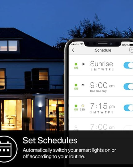 Kasa Smart Light Bulb KL110, LED Wi-Fi smart bulb works with Alexa and Google Home, A19 Dimmable, 2.4Ghz, No Hub Required, 800LM Soft White (2700K), 9W (60W Equivalent) KasaSmartbyTP-Link