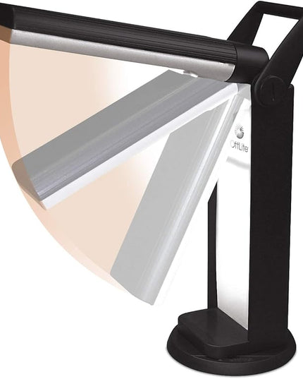 OttLite L139AB 13 Watt Desk Lamp with Swivel Base, Black - LeafyLoom