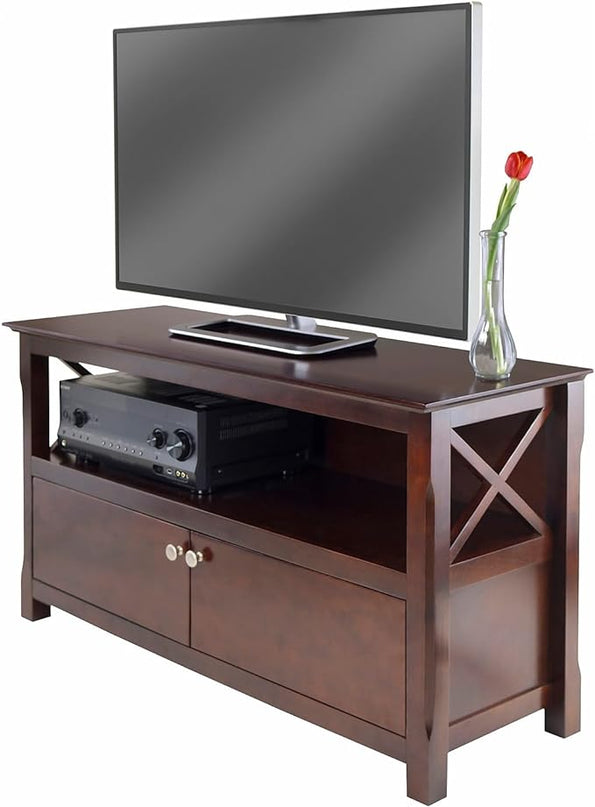 Winsome Xola 40643 Cappuccino TV Stand (40643) - LeafyLoom