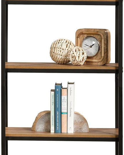 Sauder North Avenue Tall 4-Shelf Bookcase/ Book shelf, Sindoori Mango finish - LeafyLoom