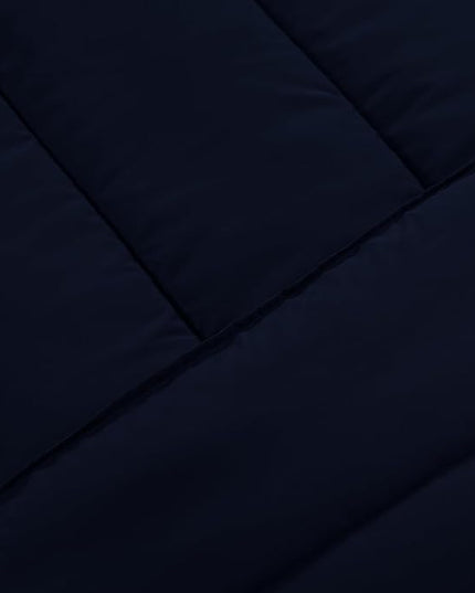 Utopia Bedding All Season Navy Comforter Set with 2 Pillow Cases, 3 Piece Soft Brushed Microfiber Kids Bedding Set for Boys/Girls, Machine Washable (Twin) - LeafyLoom