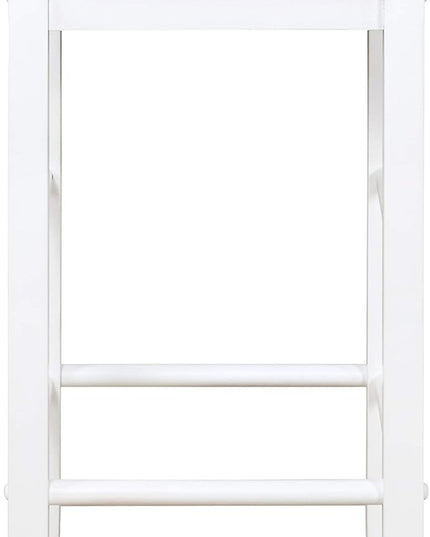 Linon White 3 Piece Faux Marble Tavern Set - LeafyLoom