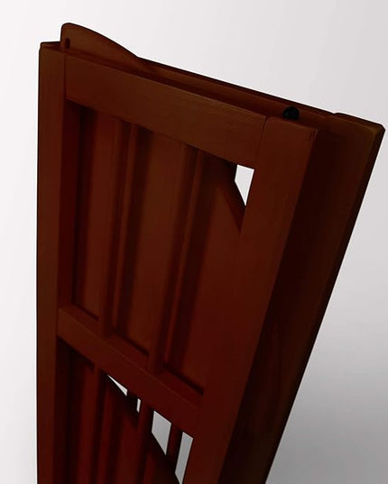 Casual Home 100% Solid Wood Bookcase Freestanding Corner Shelf Display Stand Storage for Home Office, Bedroom, Living Room, 38.75"H, Truffle Brown - LeafyLoom