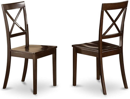 East West Furniture CAB7S-CAP-W Capri 7 Piece Kitchen Set Consist of a Rectangle Table and 6 Dining Room Chairs, 36x60 Inch - LeafyLoom