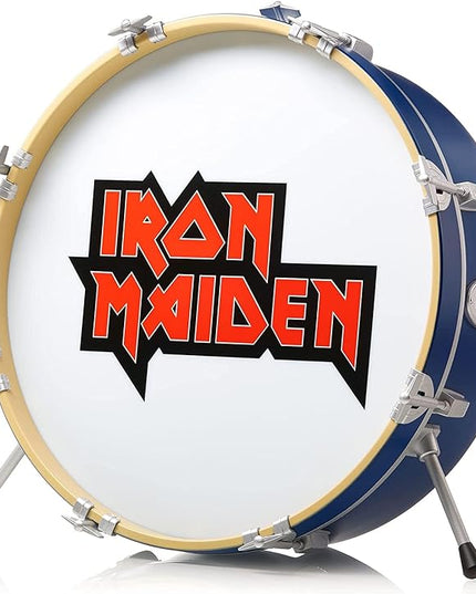 NUMSKULL Iron Maiden Logo 3D Drum Lamp - Desk Lamp for Bedroom, Office, Home, Study, Work - Official Iron Maiden Merchandise - LeafyLoom