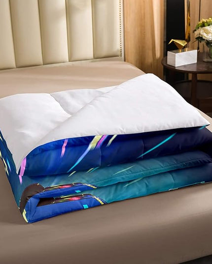 Erosebridal Racing Car Comforter Set King Size Racing Game Duvet Set Speed Car Quilt Set Extreme Sports Bedding Set for Kids Boys Teens Young Man Adult Gifts Kids Car Theme Room Decorative - LeafyLoom
