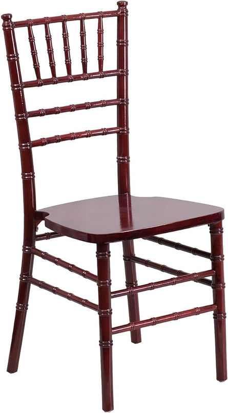 Flash Furniture HERCULES Series Mahogany Wood Chiavari Chair - LeafyLoom