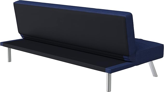 Serta Rane Futon, Navy Blue - LeafyLoom