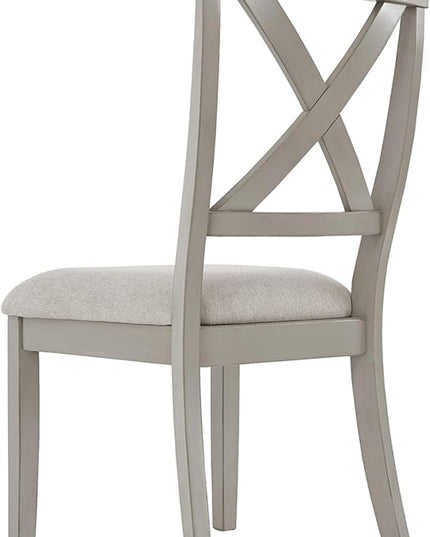 Signature Design by Ashley Parellen Modern Farmhouse Upholstered Dining Chair, Set of 2, Gray - LeafyLoom