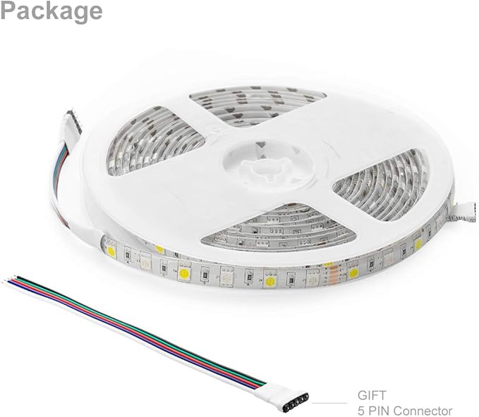 BTF-LIGHTING 5050 RGBW RGB+Warm White(2700K-3000K) 150RGB+150White LED Tape Light 5m 16.4ft 60LED/m Multi-Colored IP65 10mm Width FPCB DC12V for Bedroom Home Decoration(No Adapter or Controller) BTF-LIGHTING