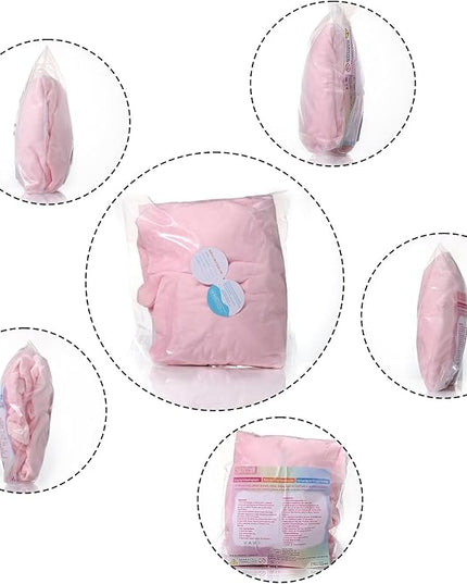 GAGAKU Stuffed Animal Bean Bag Cover Toy Storage, 24 Inches Kids Bean Bag Chair Cover ONLY Pink Unicorn Large Zipper Bean Bag for Organizing Kids Plush Toys Home Supplies (Cover Only) - LeafyLoom