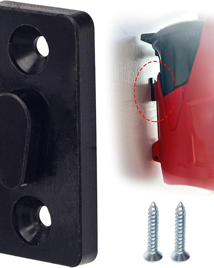 Leaf Blower Wall Mount Compatible with Milwaukee Leaf Blower M18 2724-20 2724-21, Plastic Wall Holder use for Hanging Leaf Blower - Mounting Bracket - LeafyLoom