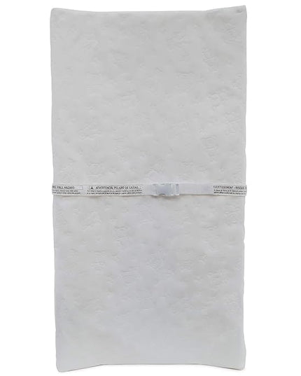 Delta Children Lancaster 4-in-1 Convertible Baby Crib, Bianca White & Contoured Changing Pad, White - LeafyLoom