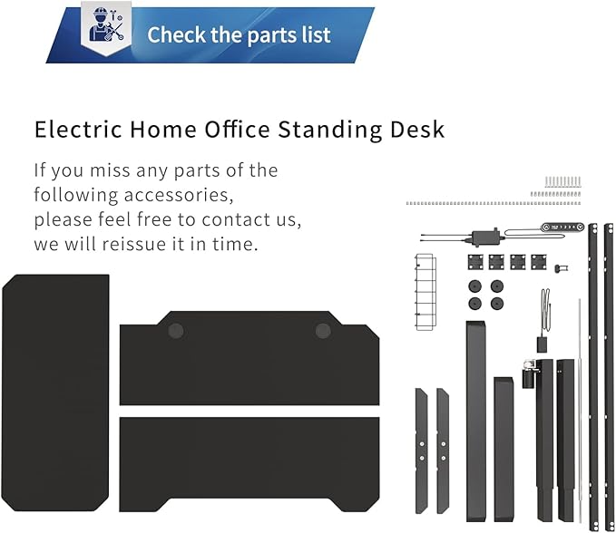 Adjustable Height L-Shaped Electric 59 Inch Sit-Stand Computer Desk with 3 Splice Boards, Lockable Casters-Ideal for Home Office, 59Inch, Black - LeafyLoom