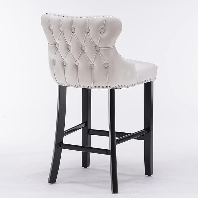 NicBex Haerin-SD-00379-LWJ Dining Chairs, 22"x19"x37", Beige - LeafyLoom