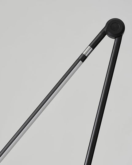 Brightech Libra LED Table Lamp - Contemporary Minimalist Thin Compact Desk Lamp - Adjustable Pivoting LED Head with Built-in Dimmer and Color Changing LED - Black - LeafyLoom