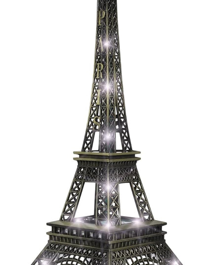 Tower Lamp LED Eiffel Tower Night Lamp : Light Up Eiffel Tower Ornament Metal Tower Architecture Decoration for Tourist Bronze Tower LED Light-Emitting Ornaments - LeafyLoom