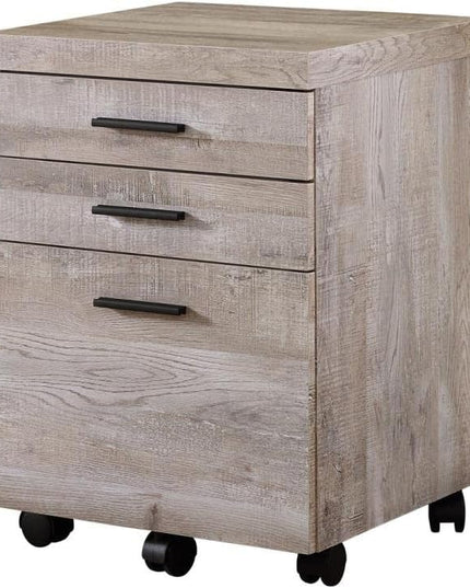 Monarch Specialties I FILING CABINET, TAUPE - LeafyLoom