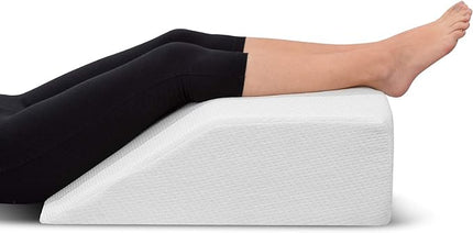 Ebung Memory Foam Leg Elevation Pillows- Leg Support Pillow to Elevate Feet, Leg Pillows for Elevation Blood Circulation, Leg Swelling Relief, Sciatica Pain Relief, Back Pain- Leg Wedges for Elevation - LeafyLoom