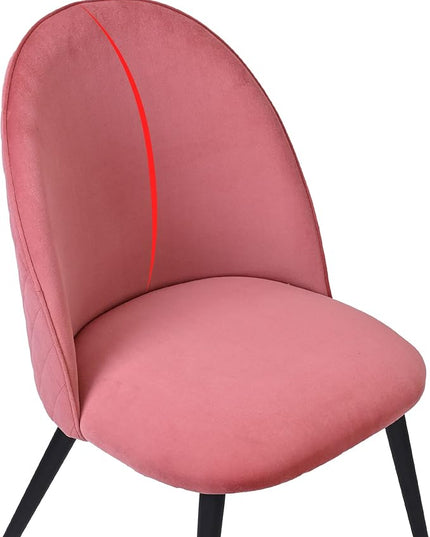 NicBex Haerin-SD-00330-LWJ Dining Chairs, 21.3"x20.5"x33.1", Pink - LeafyLoom